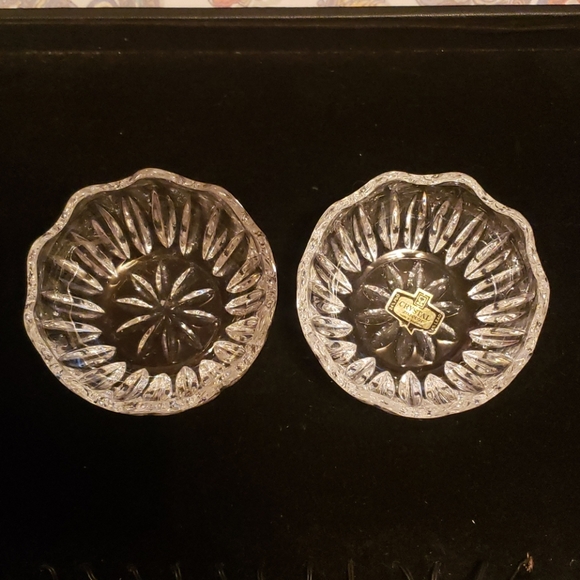 no clue Other - Set of crystal voltive holders,  i. Guessing